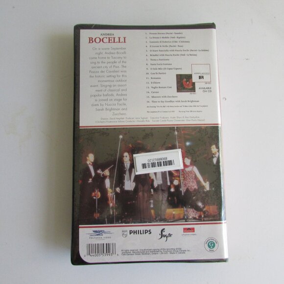 NEW VHS Tape - Andrea Bocelli A night in Tuscany - Picture 2 of 9